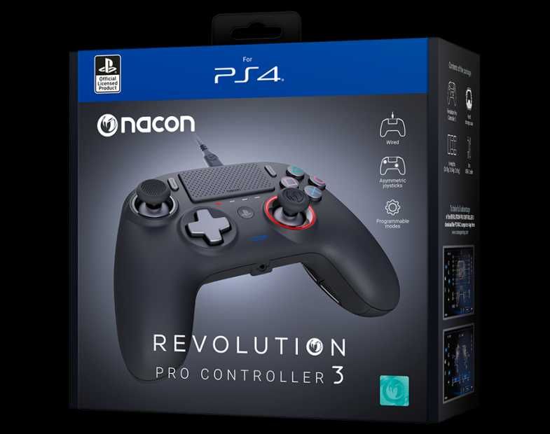 Controller PS4 Nacon Revolution Pro V3 Black Blue nou sigilat garantie