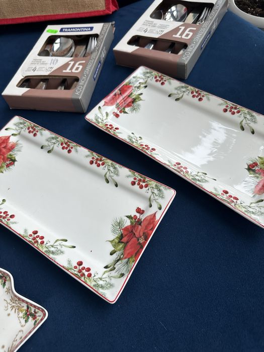 Новогодишни чинии, 1 снимка = 25 лв, всичко 50 лв