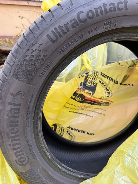 Гуми Continental Ultracontact 215/55/17 94V DOT 2022 4 броя