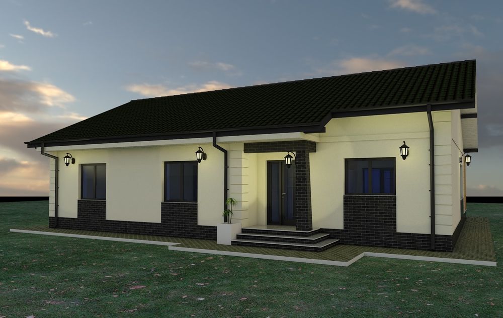 Case de vânzare pe structură metalică