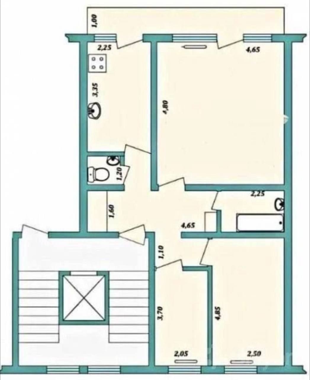 Срочная продажа квартиры 3/6/9 — Карасу 1 — 72 м²
