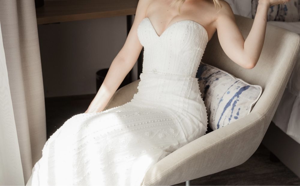 Rochie de mireasa brodata manual - Letitia Lele