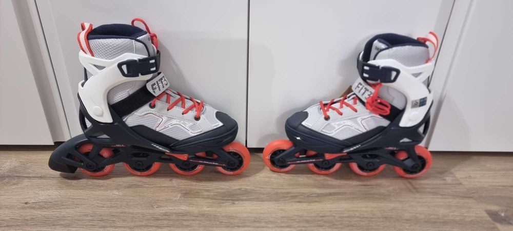 Role Oxelo FIT3 Gri-Roșu