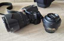 Nikon D5600 с два обектива