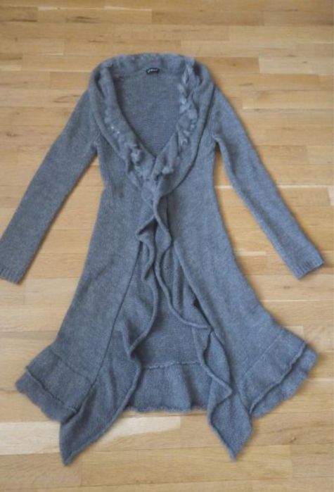 Шушлеково манто в леопардов принт Л-ХЛ  С ПОДАРЪК ПО ИЗБОР