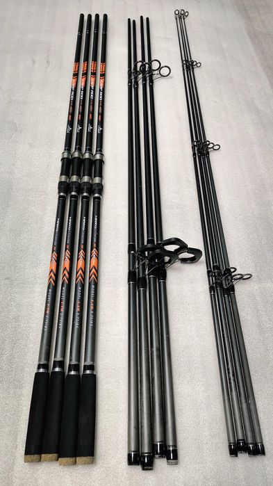 SET 4 Lansete CRAP EastShark 3 SEGMENTE 3.90M 3.75LBS