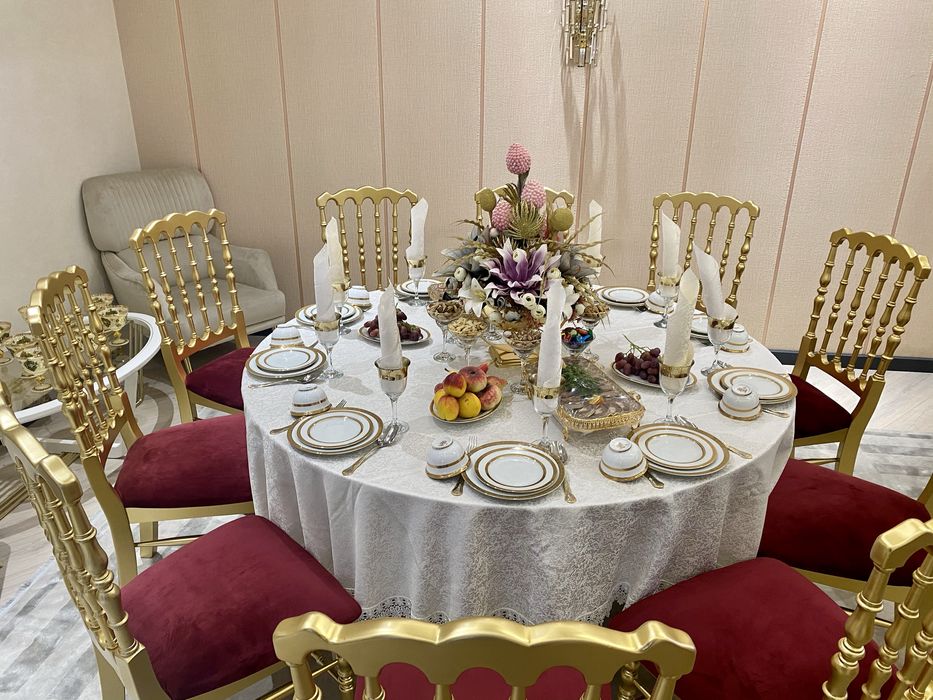 Prokat stol stul chinni Прокат стол стул посуда