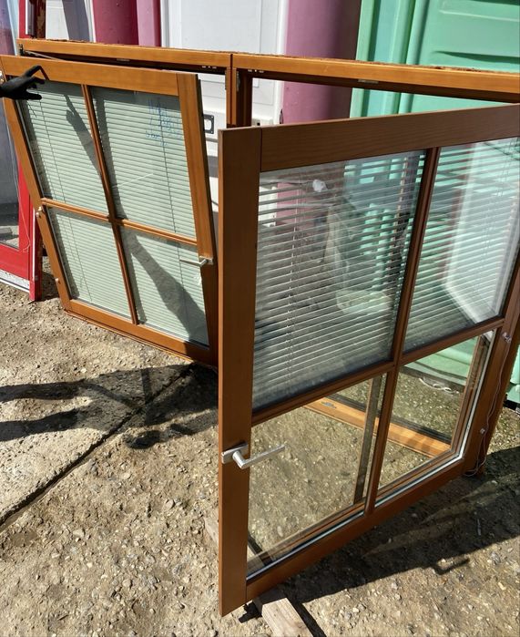 FEREASTRA LEMN TRIPAN casa cabana rustic H 147 x L 235 Germania 3 buc