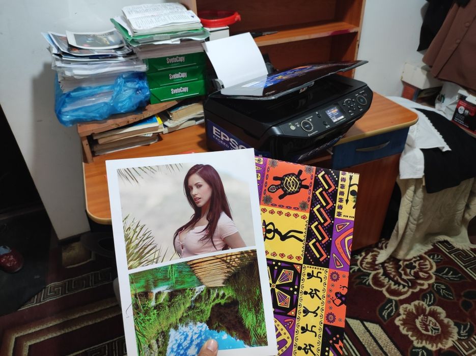 EpsonL 615 FuL HD 6 ta rangli tezkor kopia skanerli Fotostudya uchun