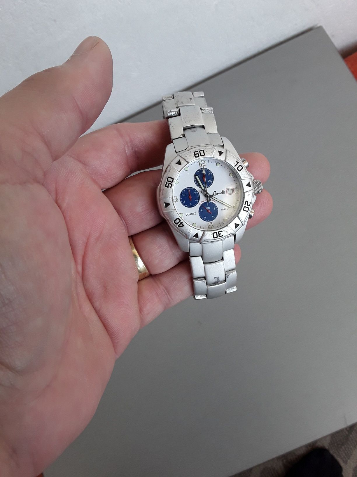 Ceas chronograph aluminiu