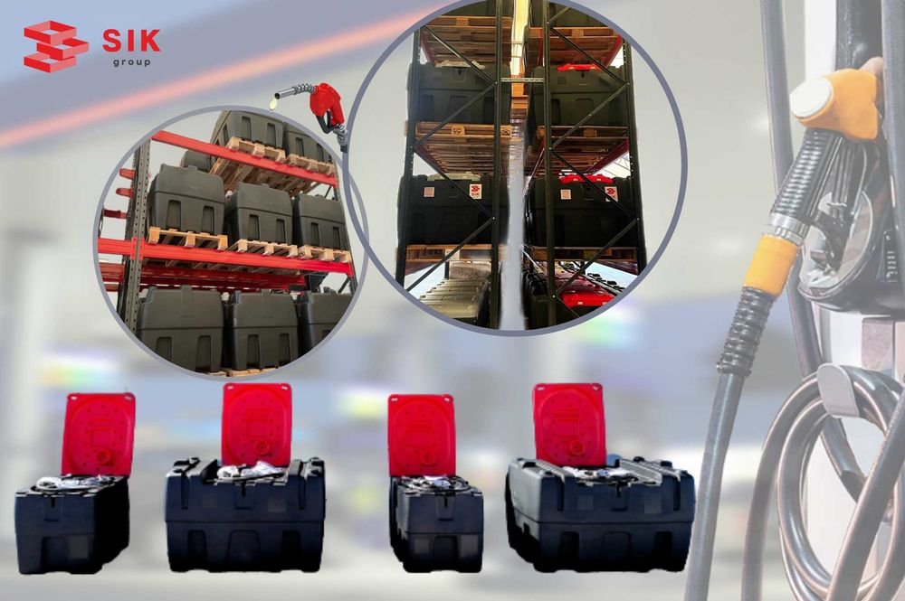 Rezervor mobil combustibil 440 L – 12 V, certificat, Tech