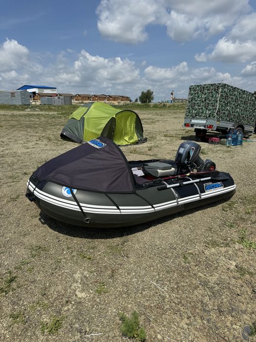 Продам лодку STORMLINE 340 с мотором Mikatsu 9.9