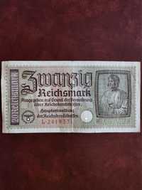 20 Reichs Mark 1939-1944,Germania, zvastica.