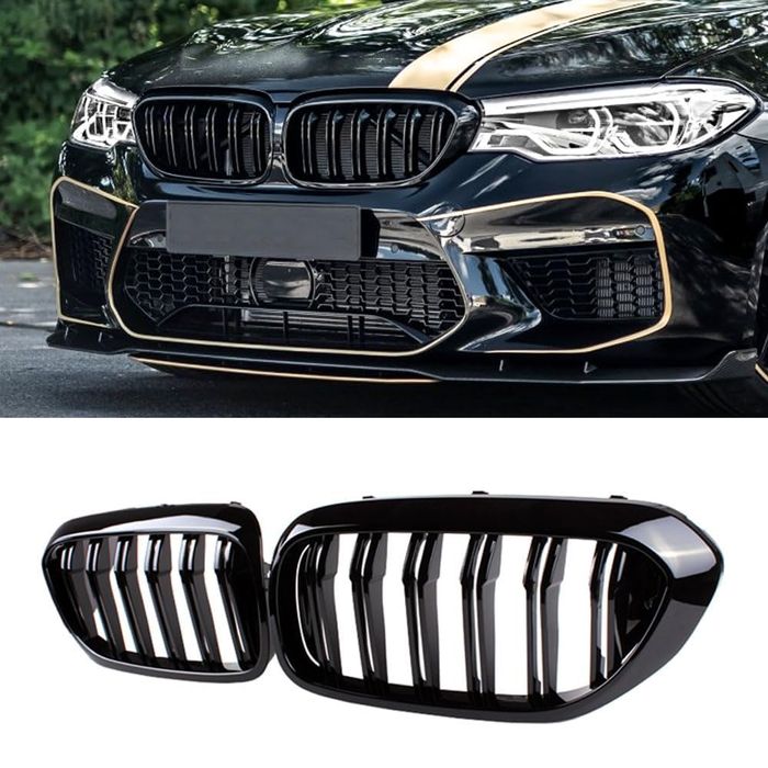 Двойни M5 M Бъбреци Решетки BMW G30 G31 2016-2020 БМВ Г30 Г31 Гланц М5