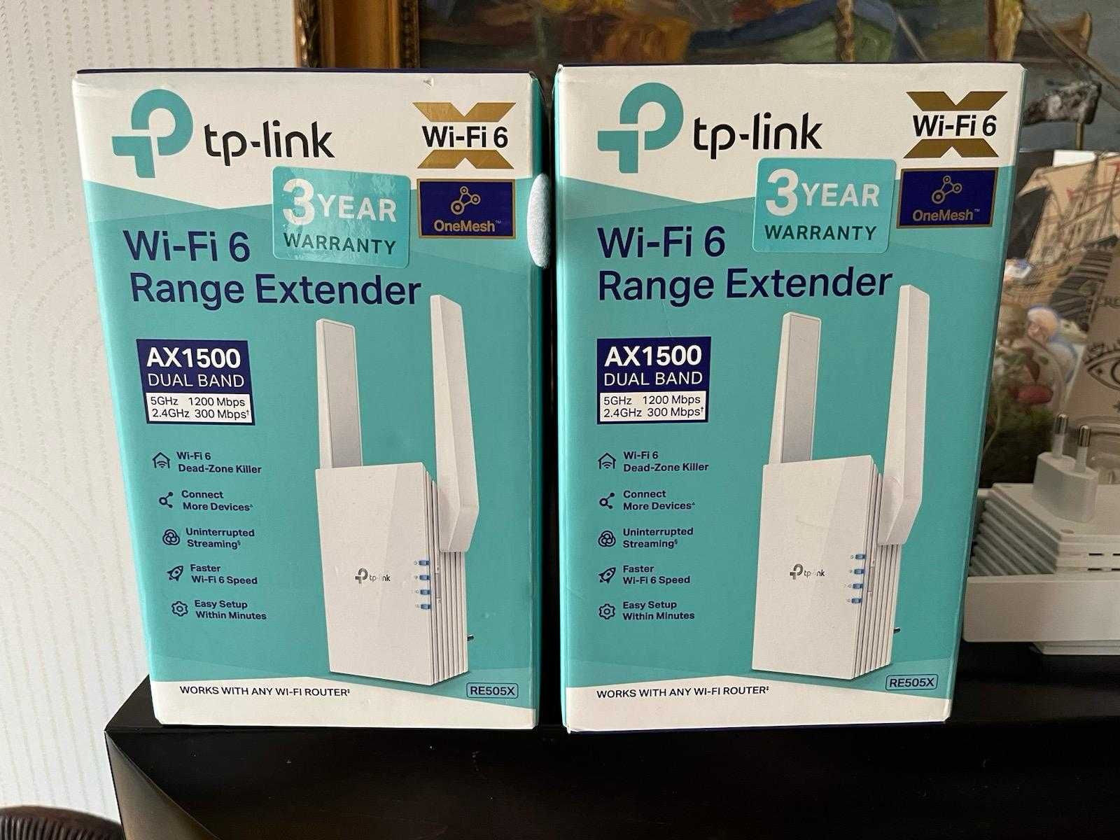 Range Extender TP-Link RE505X Wi-Fi (2 bucati)