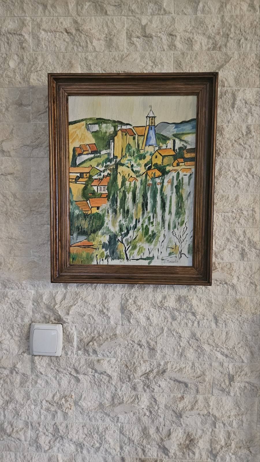 Изключително красива и свежа картина. Масло.