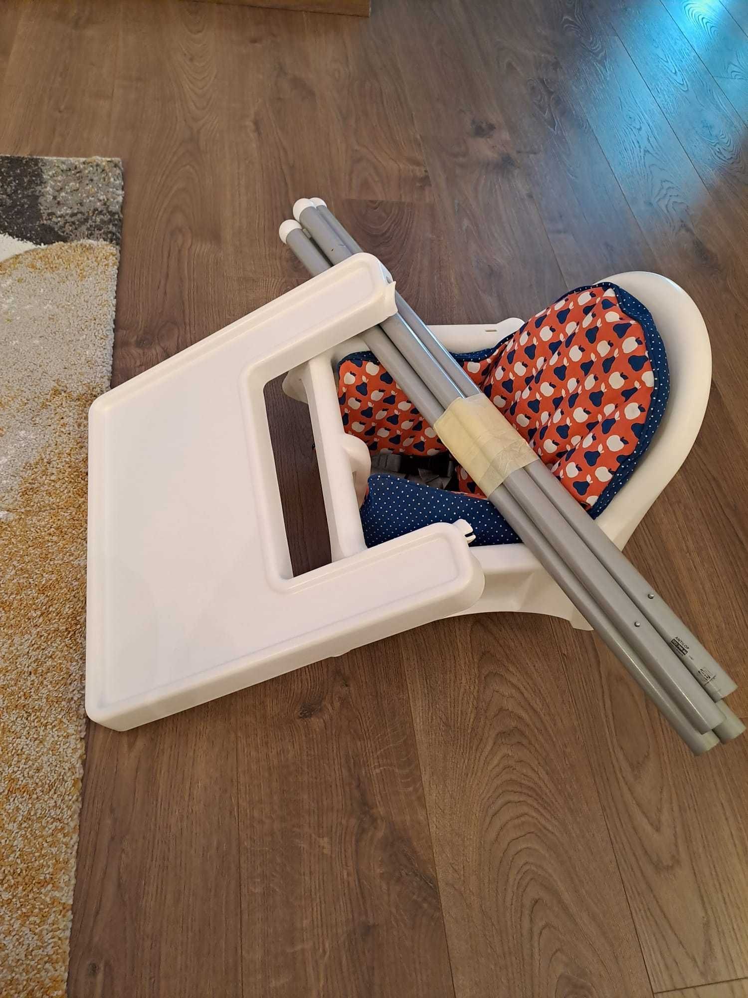 Scaun copil Ikea Antilop-pernuta,tavita+centuri-Stare perfecta-Ca Nou