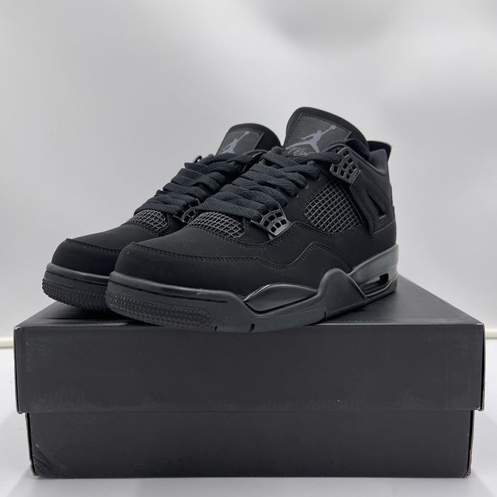 Nike Air Jordan 4 Black Cat -Marimi 37-49, Noi, Premium, Livrare Rpd