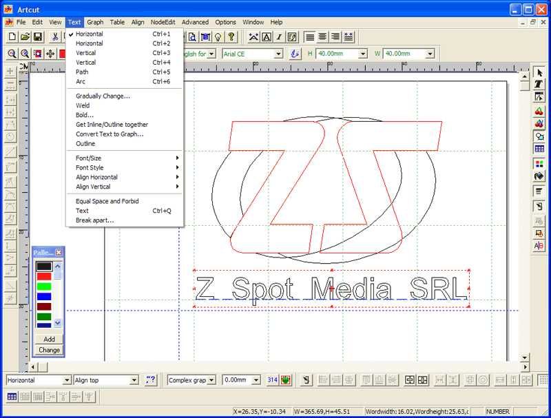 Софтуер за плотер Artcut Professional Sign Making Software