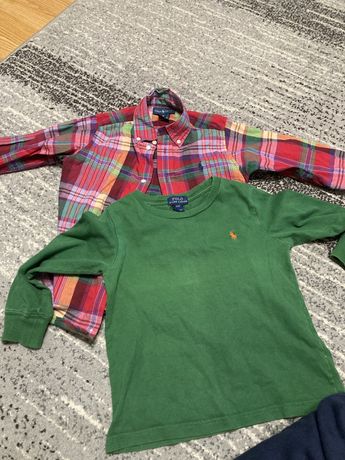 Camasa + bluza Polo Ralph Lauren 4-5 + tricou Lamartina