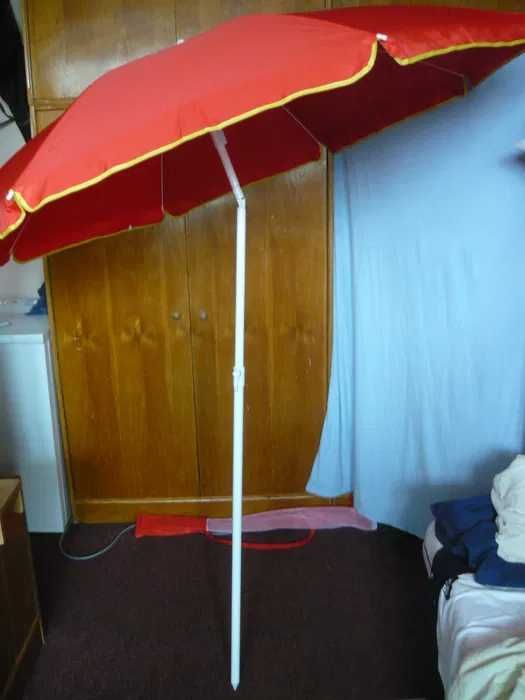 Umbrelă, umbrele gradină, pescuit, etc, 180 cm, cu înclinare, husă NOI