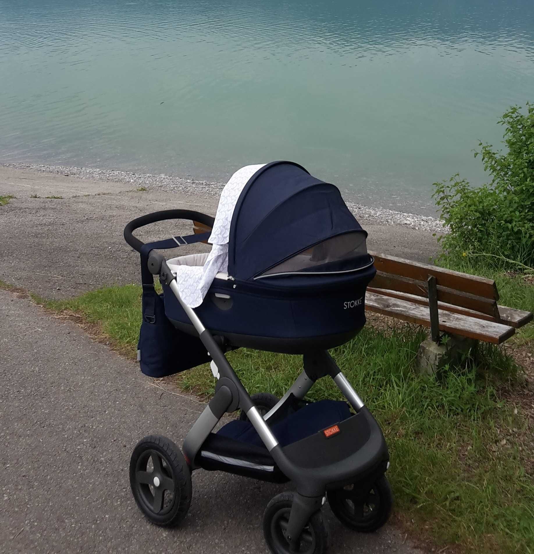 Stokke Trailz детска количка пълен комплект + подарък Stokke Handysitt