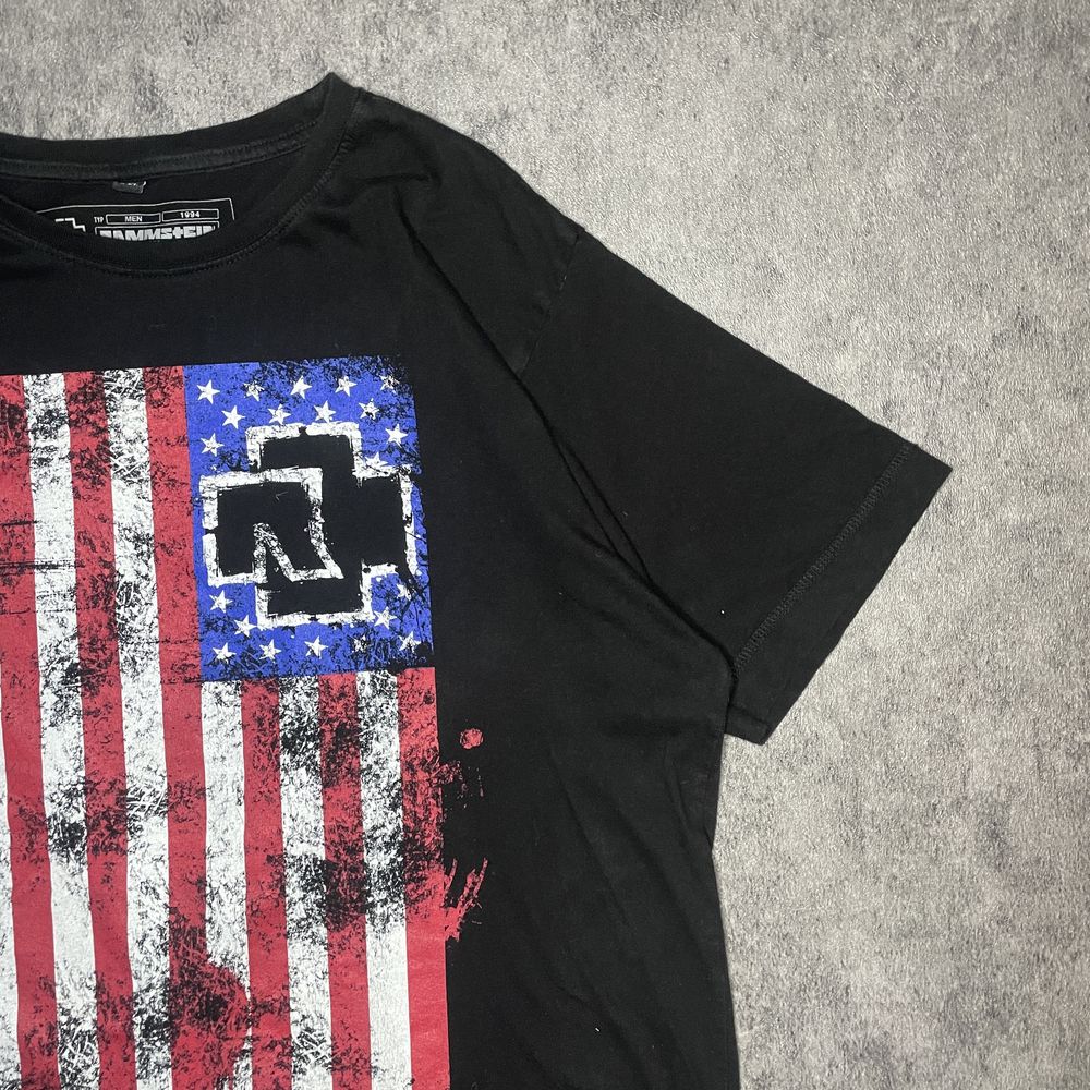 Tricou original Rammstein – turneu America 2022 –  cu imprimeu XL