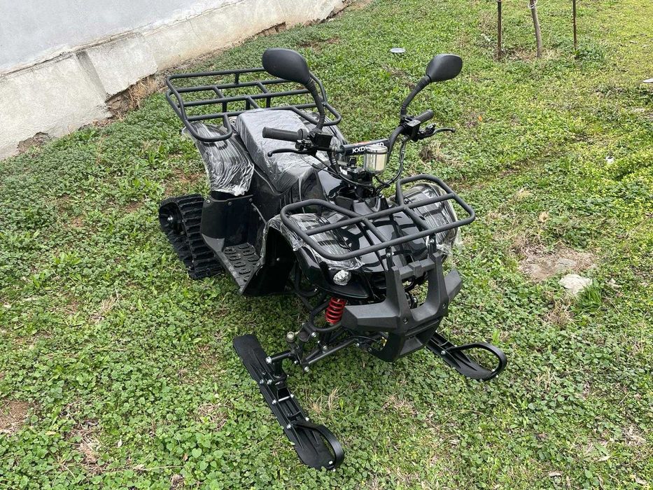 Snowmobile Kit Conversie de la ATV cu Senile si Skiuri de Zapada