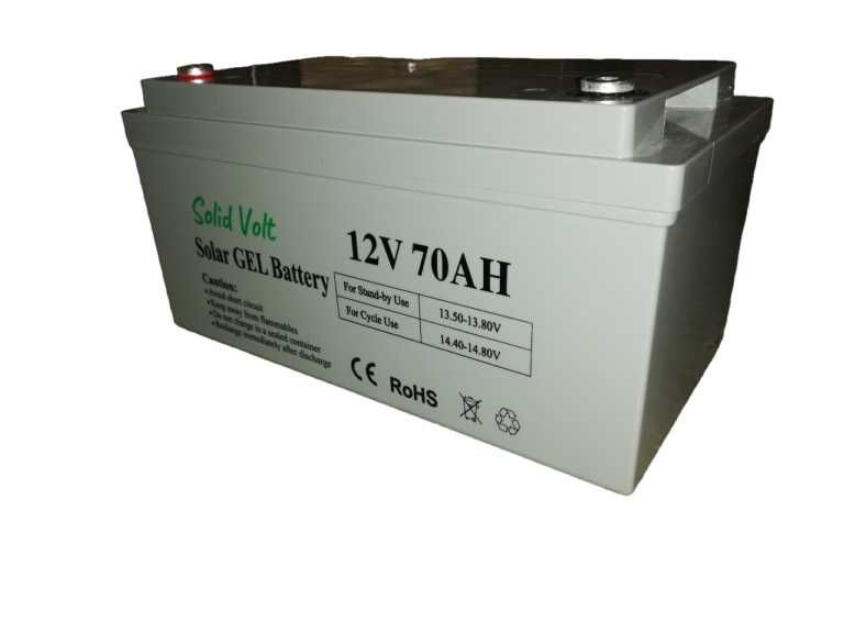 Baterie acumulator 12V – 70 Ah gel solar, si descarcare lenta