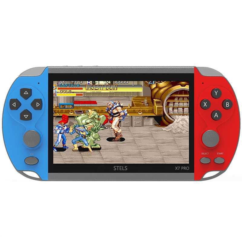 Конзола STELS Game Boy X7 Pro, HDMI, 4.3 инча, 21 000 игри