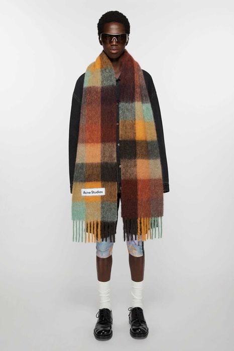 ACNE STUDIOS Italy Mohair Original Голям нов шал
