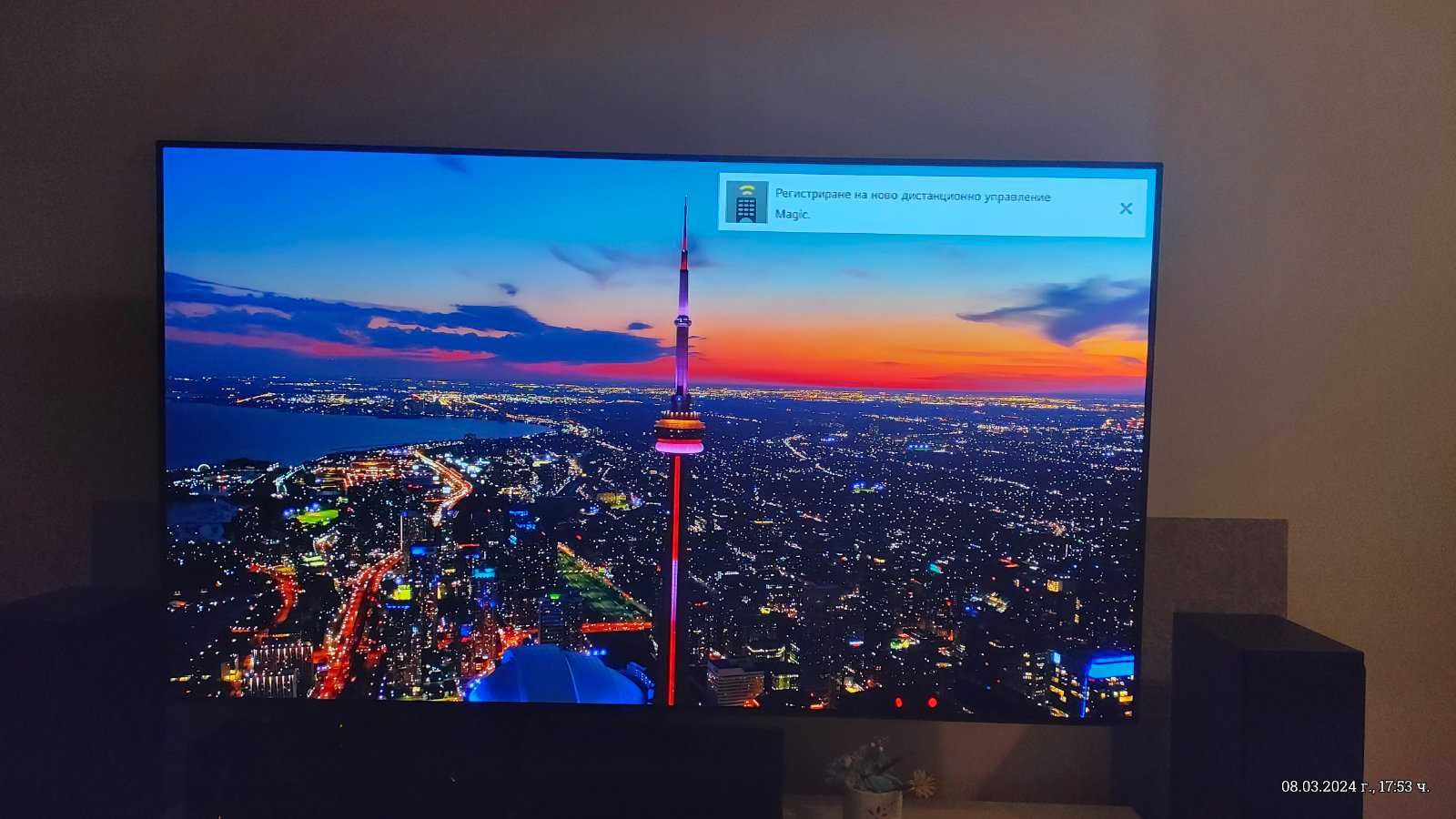 65''LG OLED BX в идеално състояние.