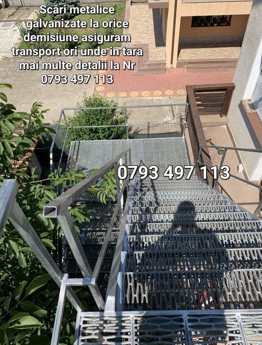 Scări metalice galvanizate la orice demisiune asiguram transport ori u