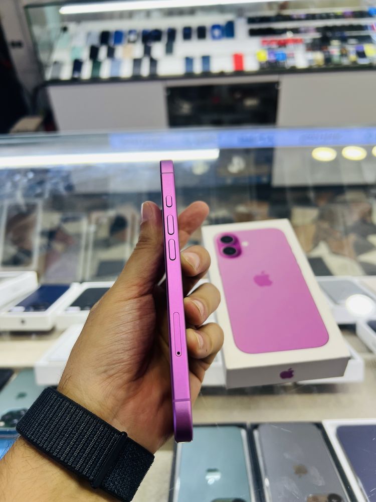 iPhone 16  128 gb pink rangi yengide 100%