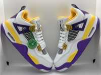 Jordan 4 Retro "Lakers home" sneakers