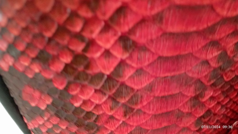 Змийска кожа Чанта вкл. За таблет, лаптоп и документи.