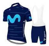 Echipament ciclism Movistar 2022 set pantaloni tricou NOU