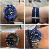 Ceas Seiko Turtle Blue SRP773K1