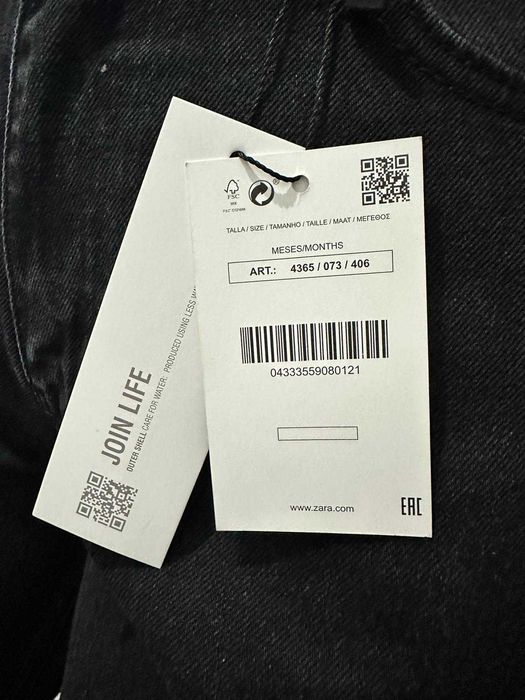 Blugi Zara negri, mărimea 36
