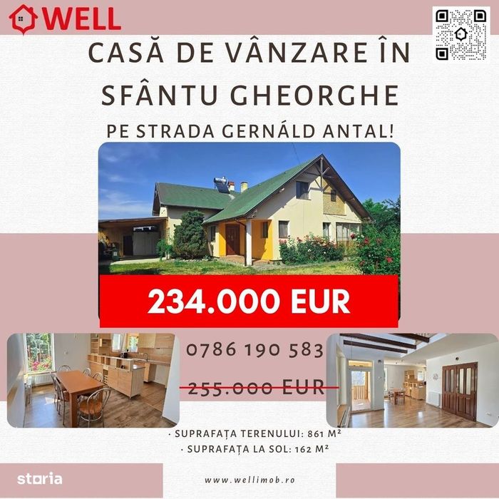 Casă de vânzare în Sfântu Gheorghe!