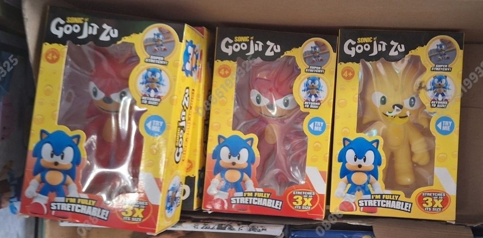 Еластична разтегателна Фигурка Соник Sonic Антистрес играчка