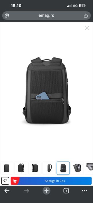Rucsac smart unisex pentru laptop de business style