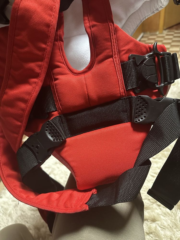 Chicco кенгуру за бебе Chicco Soft and Dream Red
