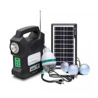 Sistem solar portabil GD-1000A, Boxa bluetoot, Powerbank USB, Lanterna