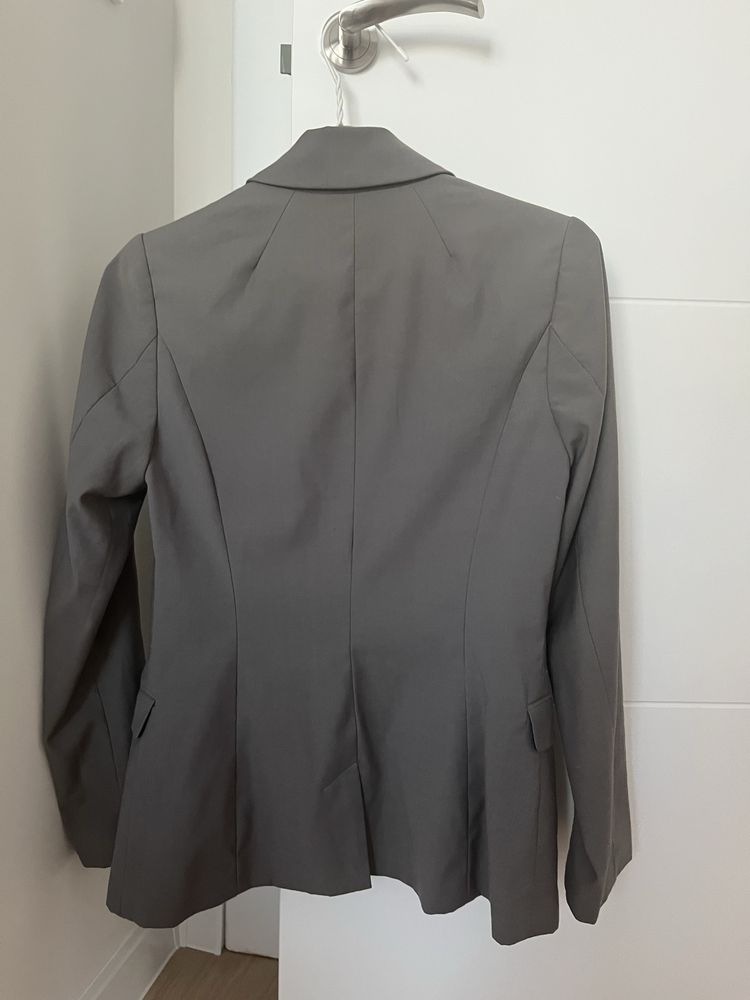 Сиво дамско сако H&M