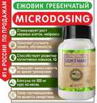 Ежовик гребенчатый LION'S MANE 120 капсул мицелий