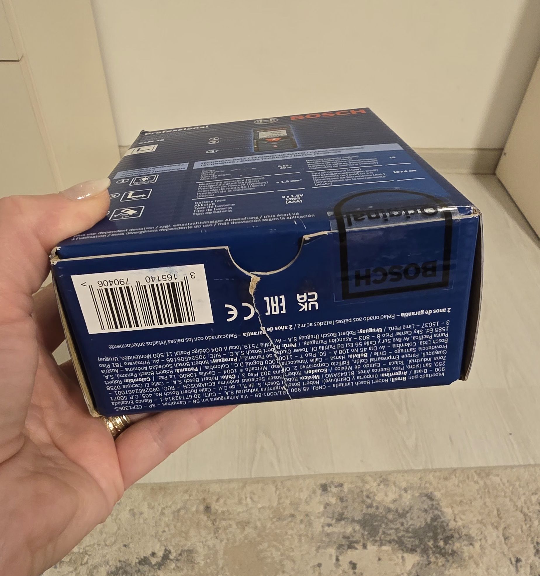 Telemetru cu laser Bosch