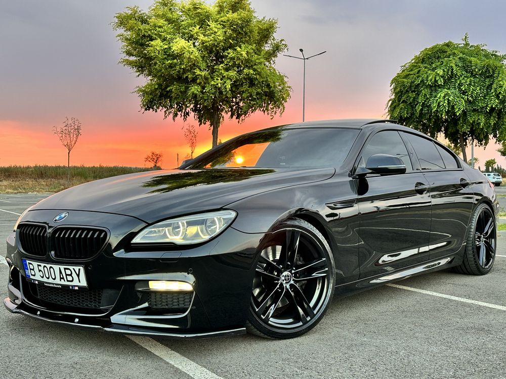 Bmw seria6*3.0biturbo*4butoane*plafon instelat*trapa*euro6*