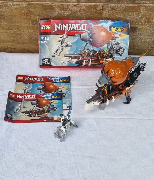 LEGO Ninjago 70603 – Raid Zeppelin | COMPLET – CU CUTIE ȘI INSTRUCȚIUN