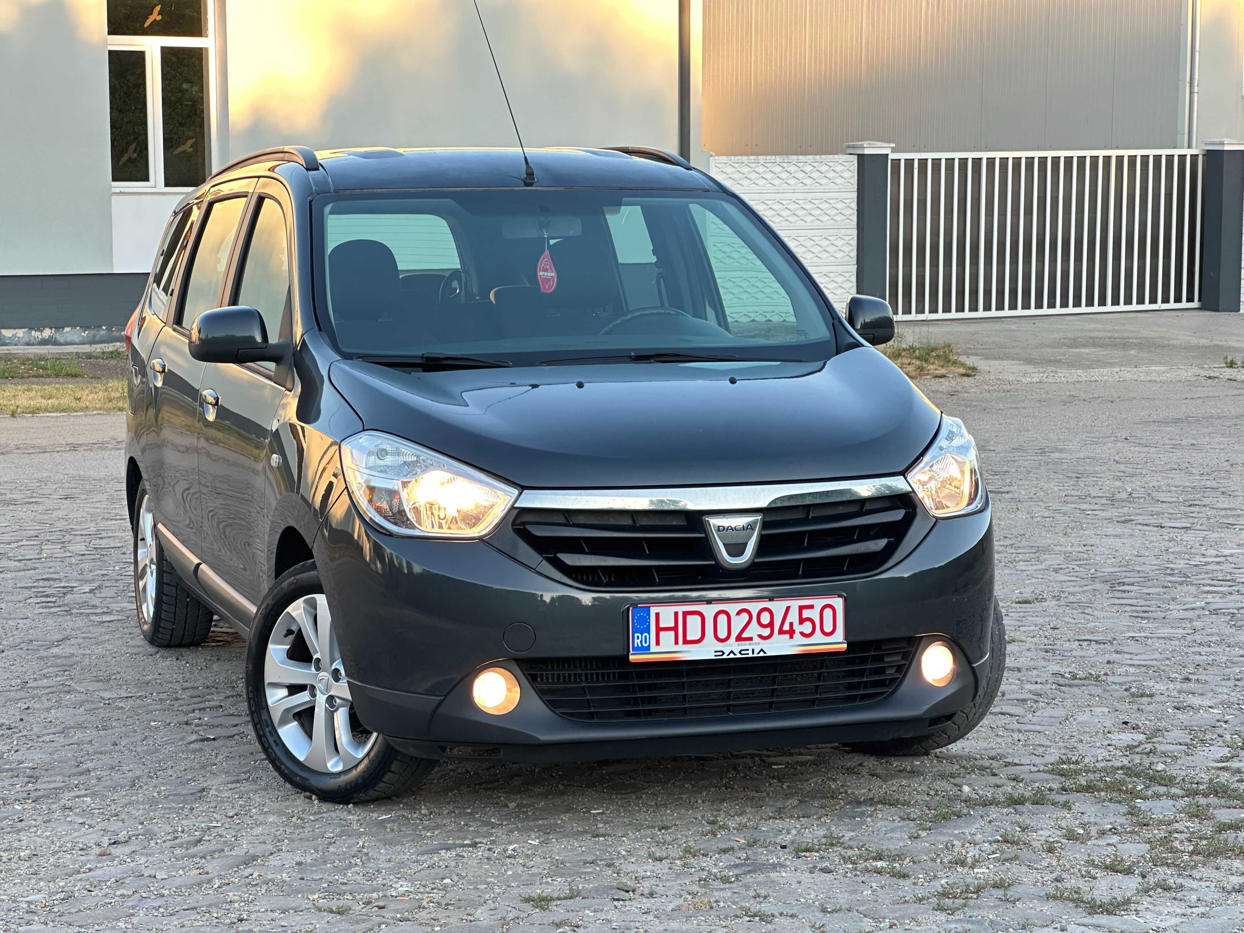 Dacia Lodgy*1.5 D*clima*7 locuri*euro 6*navi*af.2016*nr.rosii*factura!